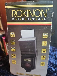 Rokinon D980AFZ-C Digital TTL Power Zoom Flash for Canon (Black)@R - Picture 1 of 11
