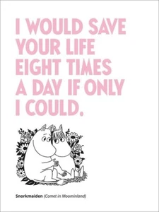 Moomin Greeting Card Letterpressed Save Life - Bild 1 von 1