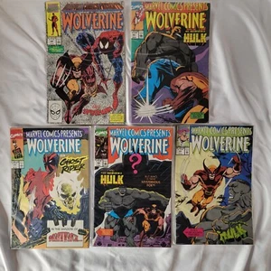 Marvel Comics Presents: Wolverine Lot - Issues #49, #55, #57, #58, & #71 Boarded - Picture 1 of 7