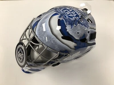 FREDERIK ANDERSEN SIGNED TORONTO MAPLE LEAFS F/S GOALIE MASK JSA COA HELMET AUTO - Image 1 of 3