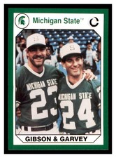 1990 Collegiate Collection Michigan State #66 GIBSON & GARVEY Spartans ~F8EE