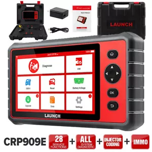 LAUNCH X431 CRP909E Pro+ Full System Car OBD2 Scanner Diagnostic IMMO 28+Reset - Picture 1 of 21