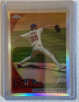 2010 Topps Chrome 折射器 #24 Cole Hamels — 第 1/2 张图片