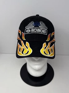 Winners Run Richmond Embroided Flames & Checkered Flags Adjustable Strap Hat - Picture 1 of 5