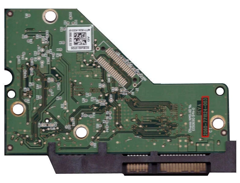 Scheda PCB Controller Elettronica Hard Disk 2060-771824-003 WD10EZRX-00ZZXB0 - Immagine 1 di 1