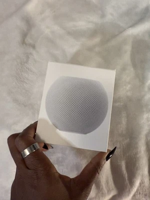 Mini caja vacía Apple HomePod - solo embalaje original (versión blanca) Foto 1 de 4