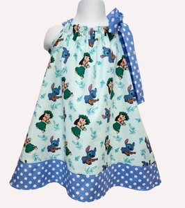 Lilo - Stitch pillowcase girl dress, Birthday dress, Stitch dress, Pillowcase dr - Picture 1 of 4