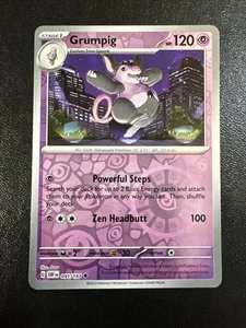 Grumpig 091/197 Sv03: Obsidian Flames Reverse Holo - Picture 1 of 2