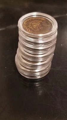 A LOT OF 7  INDIAN HEAD PENNIES: 1907/1906/1903/1902/1899/1898/1897 IN CAPSULES  - Image 1 of 3