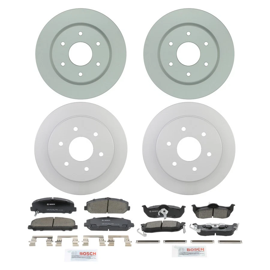 Bosch QuietCast Ceramic Brake Pad and Rotor Kit For 05-07 Nissan Armada TITAN Foto 1 de 4