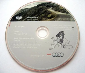 Audi A3 A4 A6 TT R8 RNS-E Navigations-DVD 2012 UK Deutschland Frankreich... - Bild 1 von 11