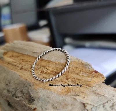 Band Ring, 925 Sterling silver Ring. Handmade Ring, Fidget Ring, Jewel  All Size - Image 1 of 4