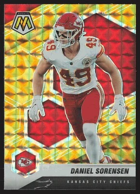 2021 Panini Mosaic #7 Daniel Sorensen Prizm Reactive Yellow - Image 1 of 2