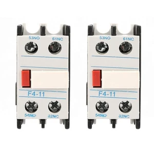 Upgrade Your AC Contactor's Functionality with 2PCS Auxiliary Contact Block - Picture 1 of 10