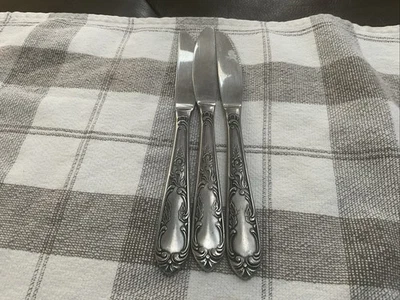 Cuchillos de cena AMEFA Holland AFS1 modernos de acero inoxidable lisos (3j Foto 1 de 4