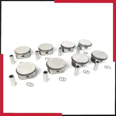 Juego de 8 pistones y anillos 11257542292 para BMW 550i 650i 750i 750Li X5 N62B48 4,8 L Foto 1 de 4