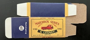 Matchbox #51 Albion Chieftain 1961 Type C Repro Box  - Picture 1 of 2