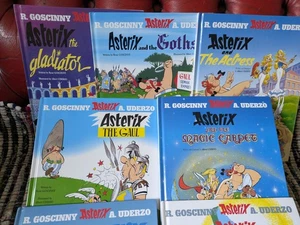 Asterix 7 x Colour Albums by Rene Goscinny Illustrator A Uderzo Hardcover Issues - Imagen 1 de 18