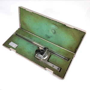 Mitutoyo Universal Bevel Protractor 187-908 Angle Gauge Gage From Japan / AJ021T - Picture 1 of 24