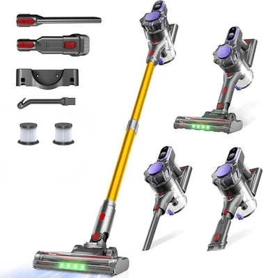 MV3 Cordless Vacuum Cleaner, 45KPa/550W/50Mins Stick Vacuum for Home, Anti-Tangl - Image 1 of 3