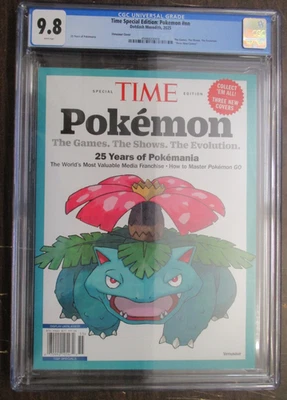 TIME MAGAZINE SPECIAL EDITION POKEMON VENUSAUR COVER CGC 9.8 FIRST PRINT 2025 - Image 1 of 4
