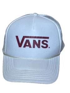 Vintage Vans schwarz weiß Mesh Trucker Mütze Snapback von Otto Collection Skate RAR - Bild 1 von 4