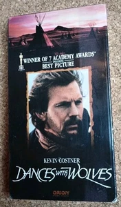 Dances with Wolves (VHS, 1993) Kevin Costner  - Picture 1 of 2