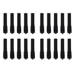 20X SF20 Dual Band SMA-F Soft Antenna for UV5R UV5RA/Plus BF888s Black P4X8 - Zdjęcie 1 z 8