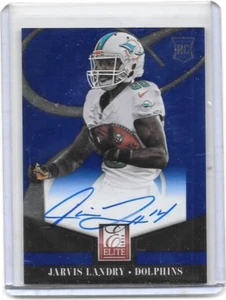 Tarjeta de novato con autógrafo certificado Donruss Elite 2014 de Jarvis Landry - Imagen 1 de 1