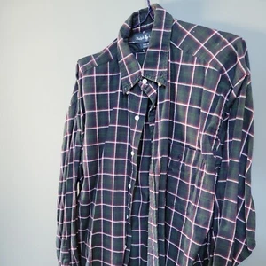 Ralph Lauren POLO Camisa Manga Larga a Cuadros Abotonada "Camisa Grande" Talla MEDIANA - Imagen 1 de 3