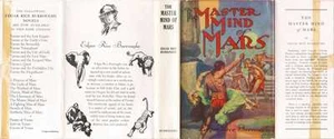 Gescannte Staubjacke - Der Meistergeist des Mars Edgar Rice Burroughs 1940er - Bild 1 von 1