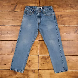 Vintage Levis 505 Jeans 33 x 29 Stonewash Straight Blue Red Tab Denim - Picture 1 of 9