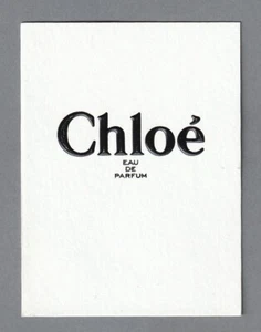 Carte publicitaire - advertising card - Parfum de Roses de Chloé - Imagen 1 de 1