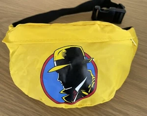 Vintage 1990s Disney Dick Tracy Movie Fanny Pack Yellow Logo - Picture 1 of 6