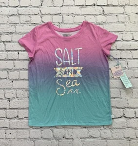 NWT More Than Magic Pajamas Girls XXL (18) Salt Sand Sea Ombré Sleepwear Tshirt - Picture 1 of 17