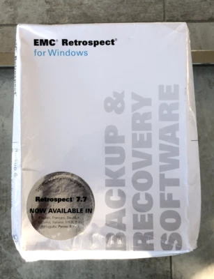 Backup y Recuperación EMC Retrospect Multi Server 7.7 MZ10A077 093156013871 Foto 1 de 2