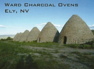 Postcard Nevada Ely Ward Charcoal Ovens White Pine County Unused MINT - Picture 1 of 1