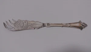 Humboldt by Wood and Hughes Sterling Silver Cheese Knife BC 3-Prongs - 6 3/8" - Picture 1 of 9