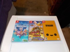 LOT OF  3  NINTENDO SWITCH   TRIALS OF MANA  WILD GUNS   ENTER THE GUNGEON