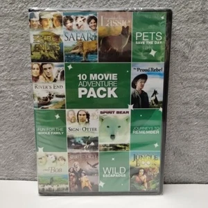 10 Movie Adventure Pack, Vol. 1 (DVD, 2011, 2-Disc Set) New/Sealed - Picture 1 of 2