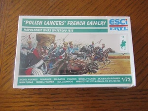 Esci #218 Polish Lancers Waterloo Soldiers 1/72 50 figuras sin usar en caja - Imagen 1 de 2
