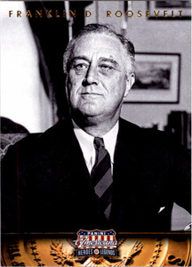 2012 Americana Heroes and Legends Multi-Sport Card #32 Franklin D. Roosevelt