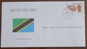 TANZANIA - 1980 - COMITE INTERNATIONAL OLYMPIQUE - FDC - Picture 1 of 2
