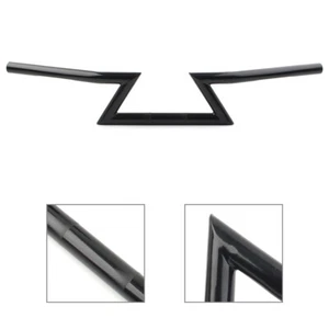 1" Motorcycle Handlebars Drag Z Bar Fit Harley Cafe Racer Honda Yamaha Suzuki - Picture 1 of 8
