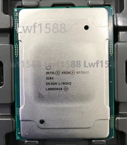 Intel Xeon Bronze 3104 1.7GHz 6Cores 6Threads 8.25MB SR3GM 85W LGA3647 CPU 3104 - Picture 1 of 1