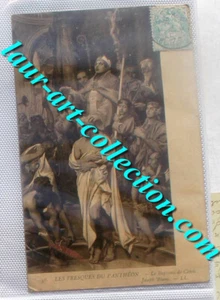 CPA FRESQUE PANTHEON, BAPTEME CLOVIS 1905 PEINTURE TABLEAU OEUVRE DOS NON DIVISÉ - Picture 1 of 1
