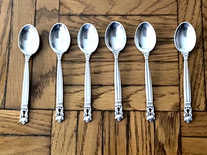 Sterling Silver Denmark Salt Spoons by "GJ" - Picture 1 of 5