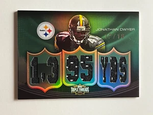 2010 Triple Threads Relics No.TTR-40 Jonathan Dwyer ROOKIE #17/18 658 - Bild 1 von 2