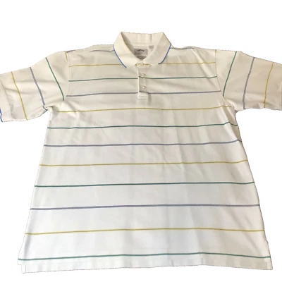 Callaway Golf Men XL Polo Shirt Short Sleeve Striped Sports - Image 1 of 4