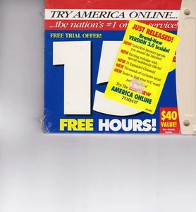 AOL 3.0 America Online Factory Sealed Floppy Must See - Picture 1 of 2